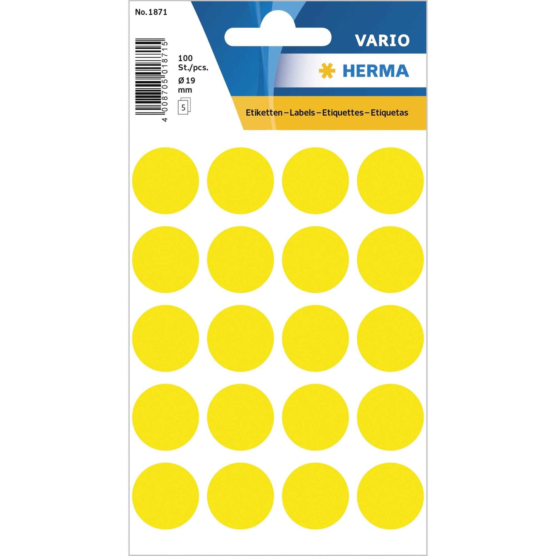 HERMA Markierungspunkt VARIO 19 mm