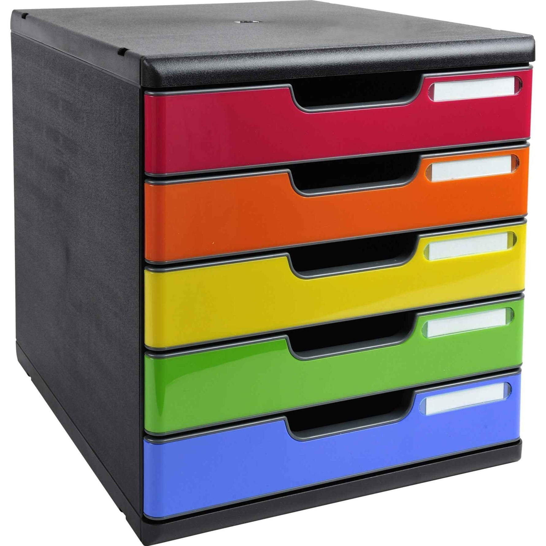 Exacompta Schubladenbox MODULO Iderama® 5 Schubladen geschlossen DIN A4+ schwarz