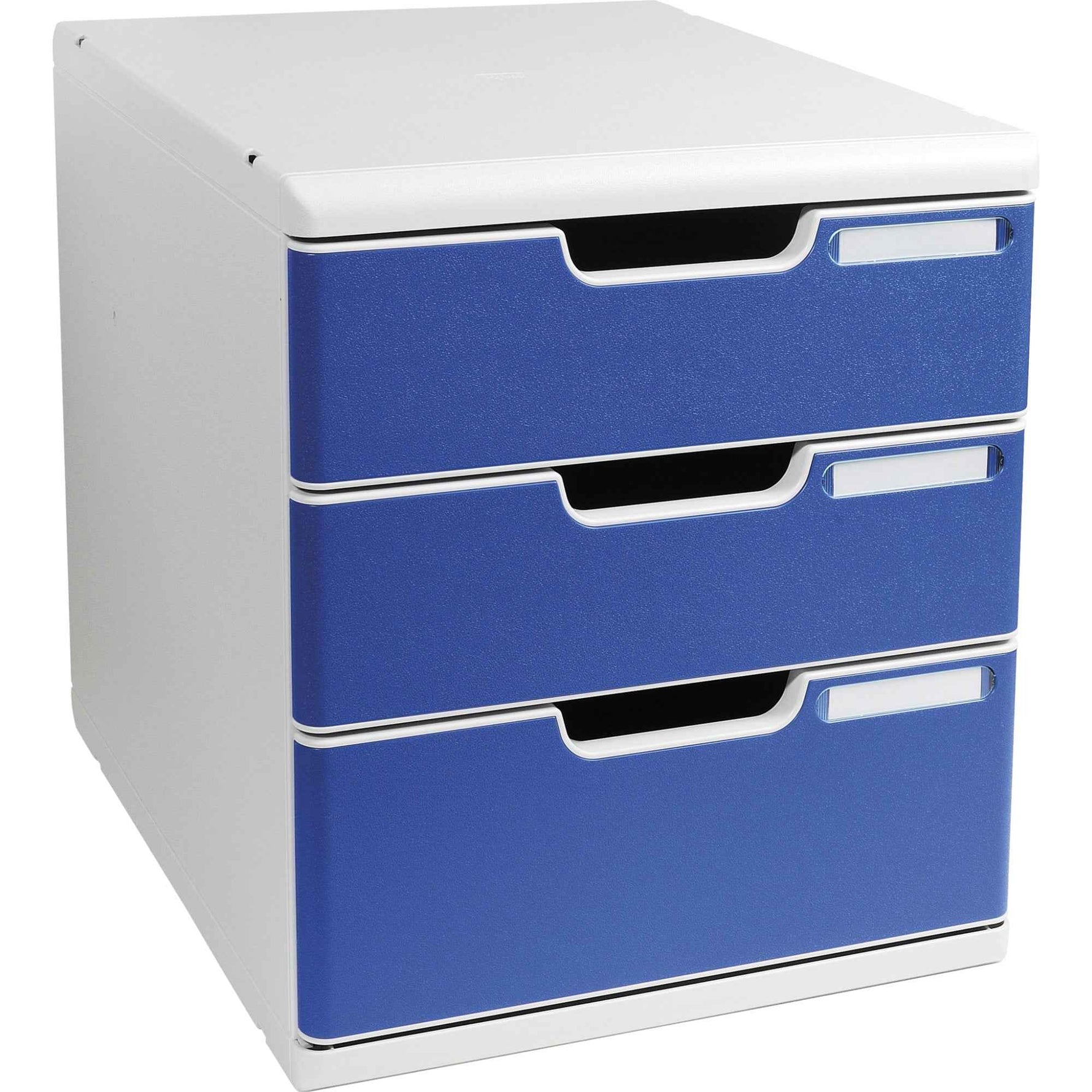 Exacompta Schubladenbox MODULO Office 3 Schubladen geschlossen DIN A4+ lichtgrau