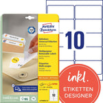 Avery Zweckform Universaletikett 96 x 50,8 mm (B x H)