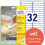 Avery Zweckform Universaletikett 96 x 16,9 mm (B x H)