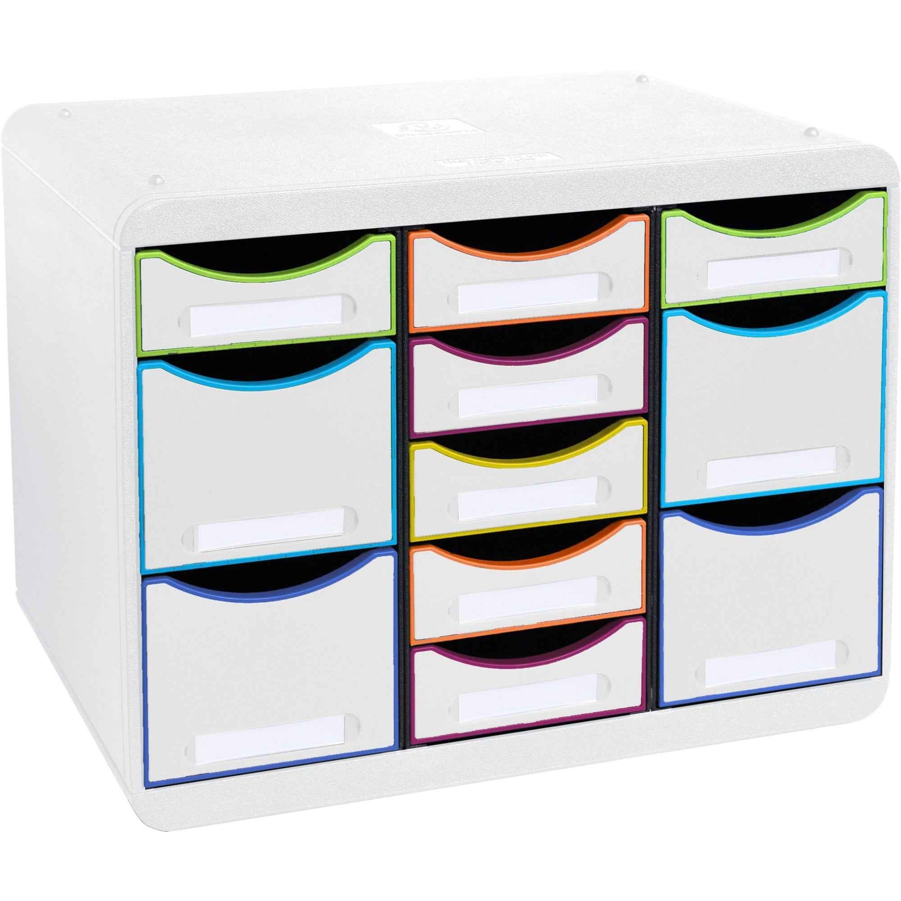 Exacompta Schubladenbox STORE-BOX Multi Black Office weiß