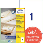Avery Zweckform Universaletikett Recycling 210 x 297 mm (B x H)