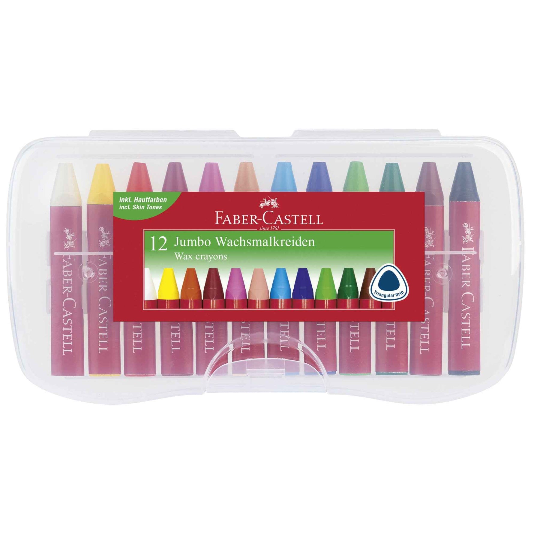 Faber-Castell Wachsmalstift Jumbo 12 St./Pack.