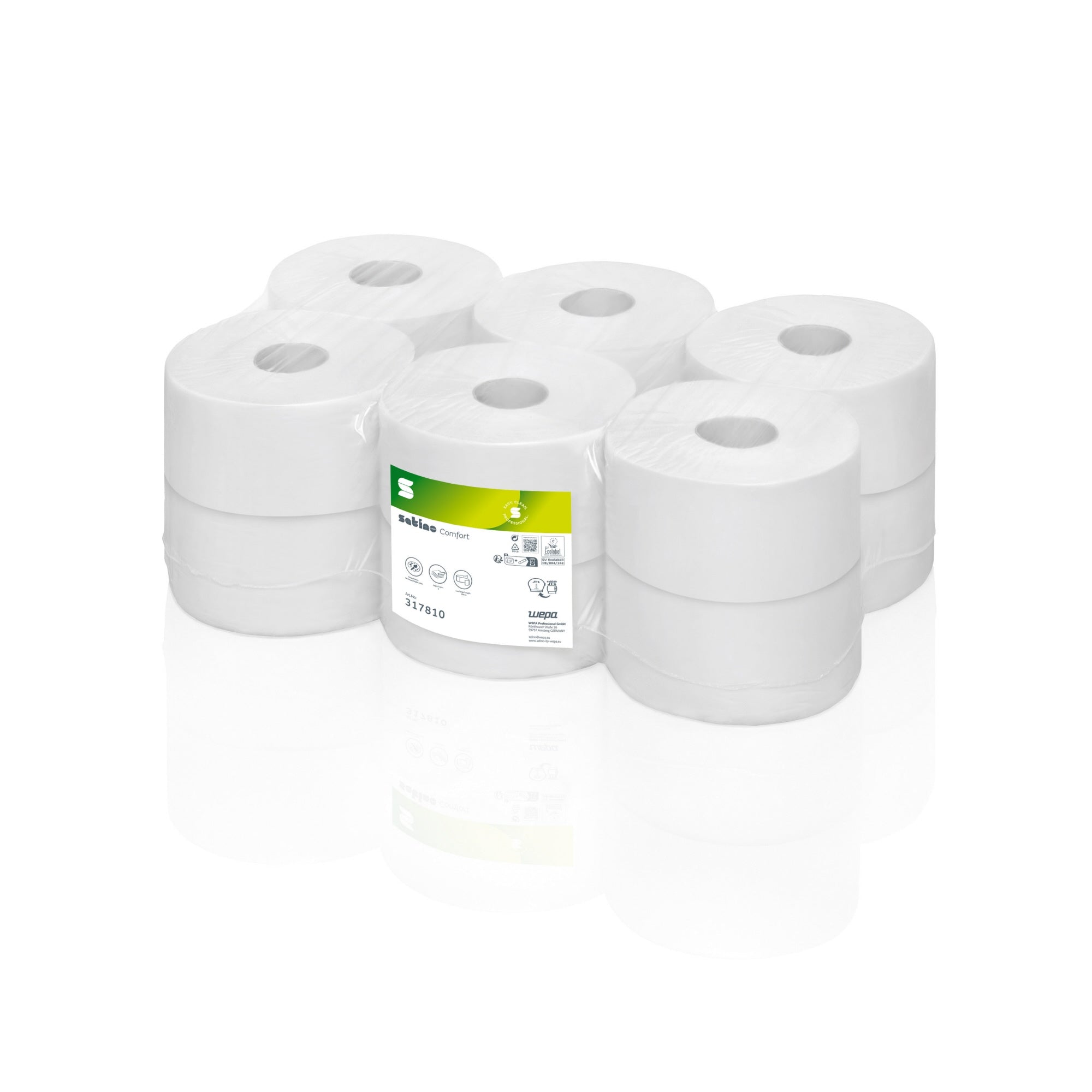 Satino by WEPA Toilettenpapier Comfort Großrolle - Wiepa Bürofachpartner