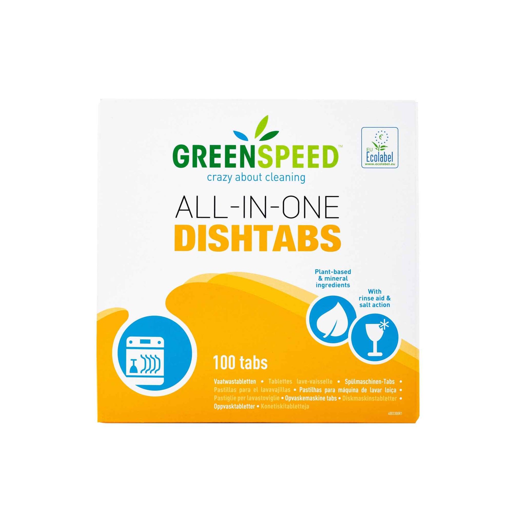 GREENSPEED Spülmaschinentabs All-in-one
