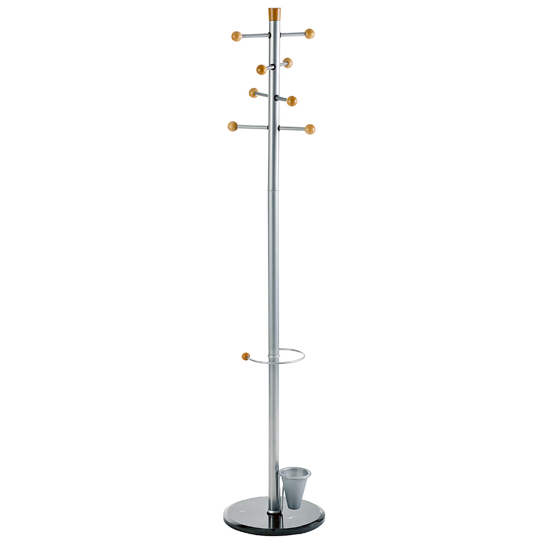 ALCO Garderobenständer 38 x 175 cm (Ø x H) 8 Haken