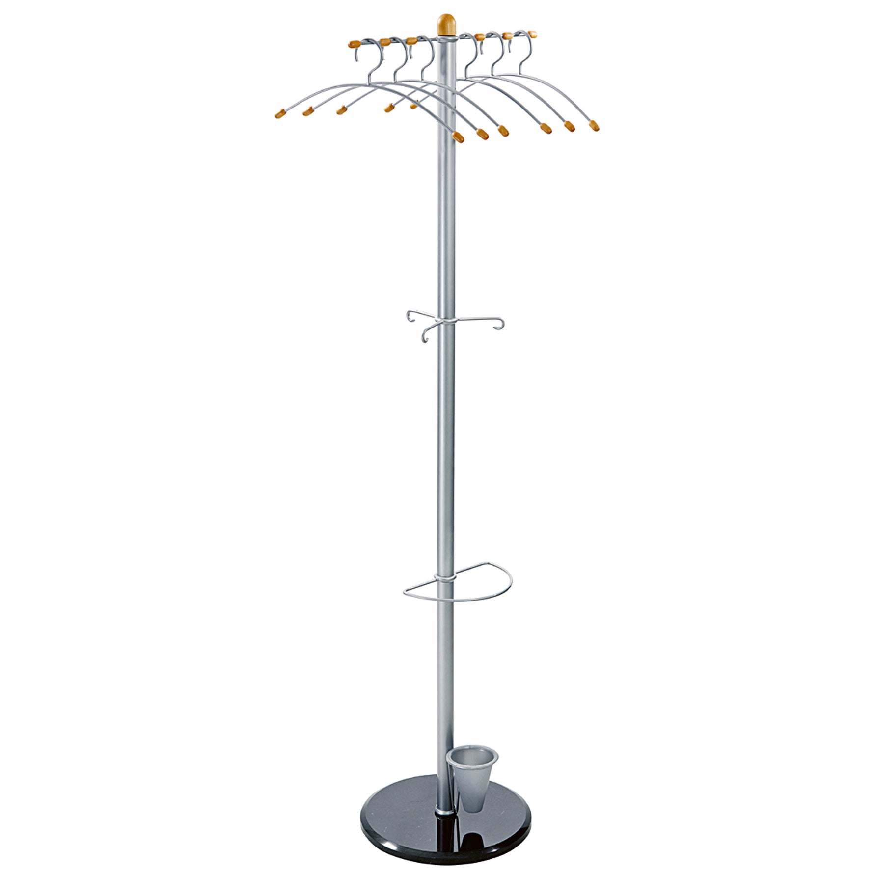 ALCO Garderobenständer 38 x 175 cm (Ø x H) 3 Haken
