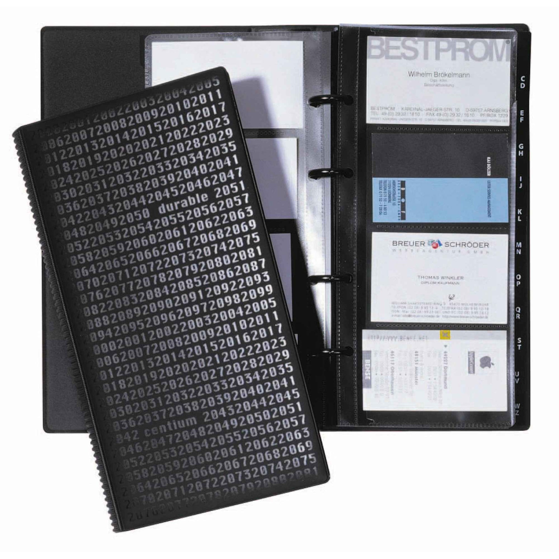 DURABLE Visitenkartenringbuch VISIFIX® CENTIUM