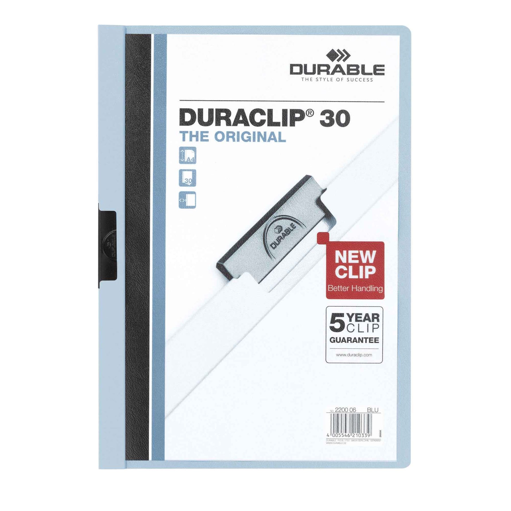 DURABLE Klemmmappe DURACLIP® 30