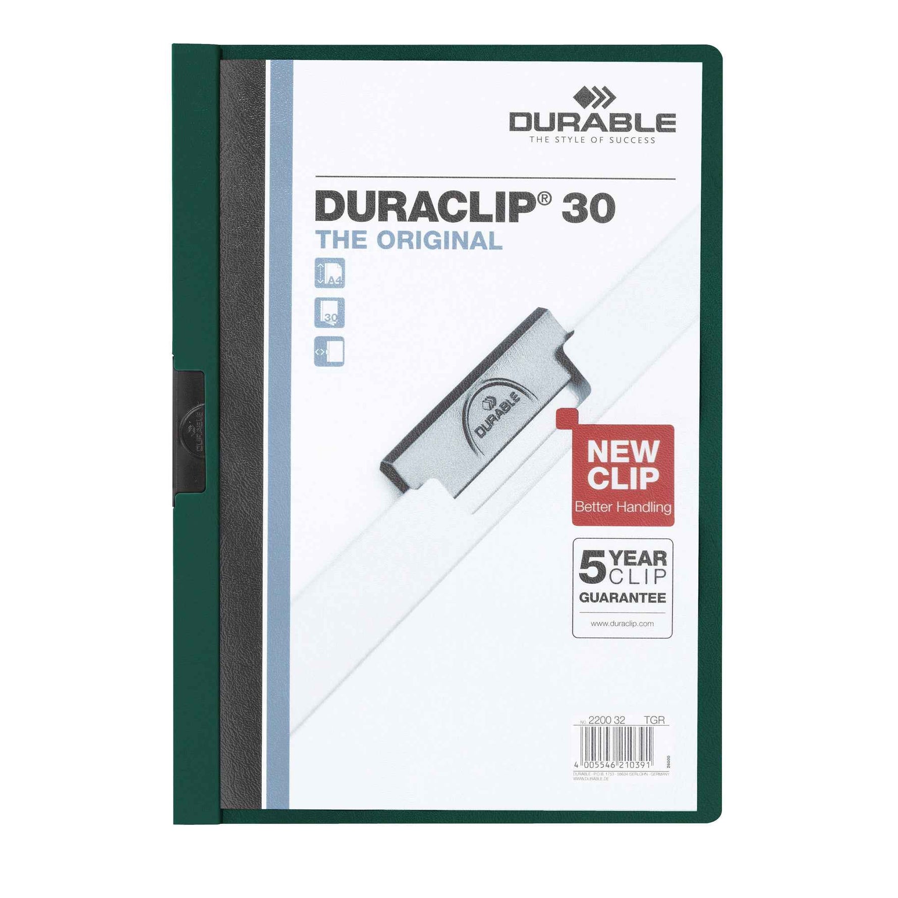 DURABLE Klemmmappe DURACLIP® 30