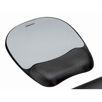 Fellowes® Mauspad Memory Foam schwarz/silber