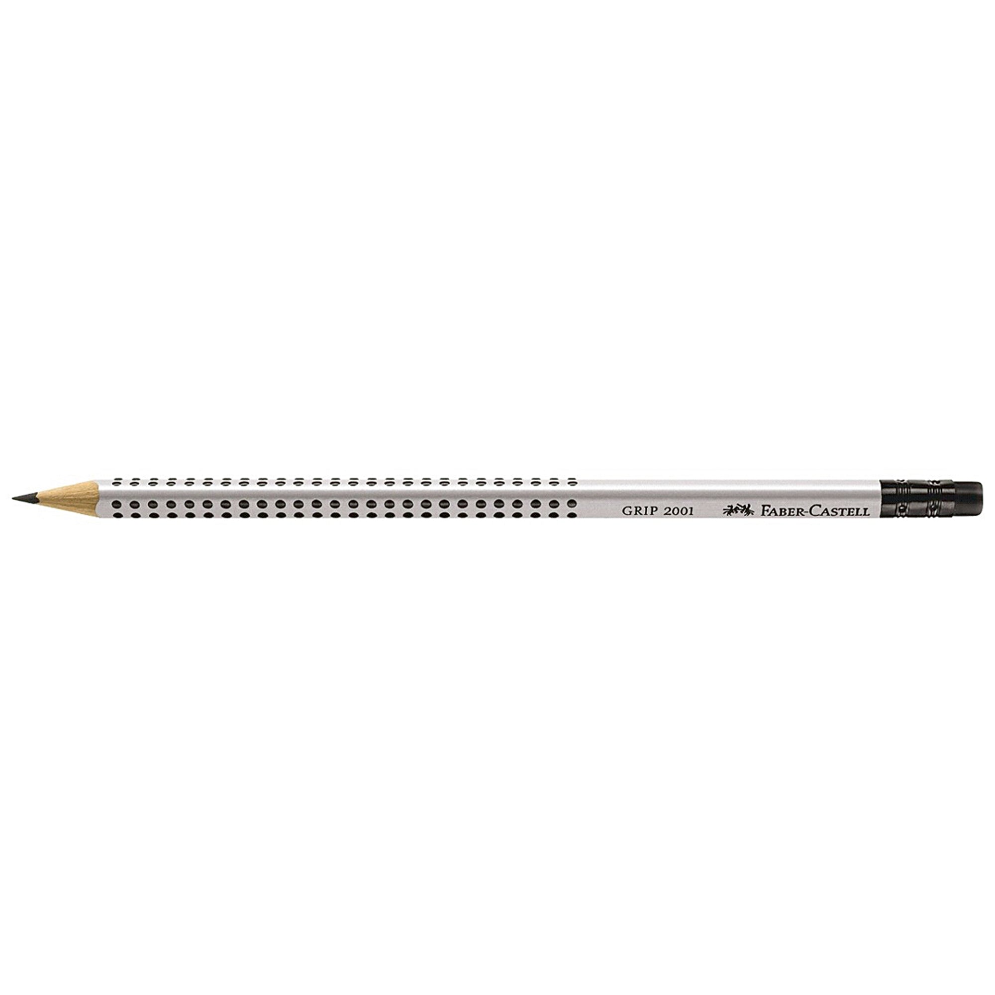 Faber-Castell Bleistift GRIP 2001 mit Radierer - Wiepa Bürofachpartner