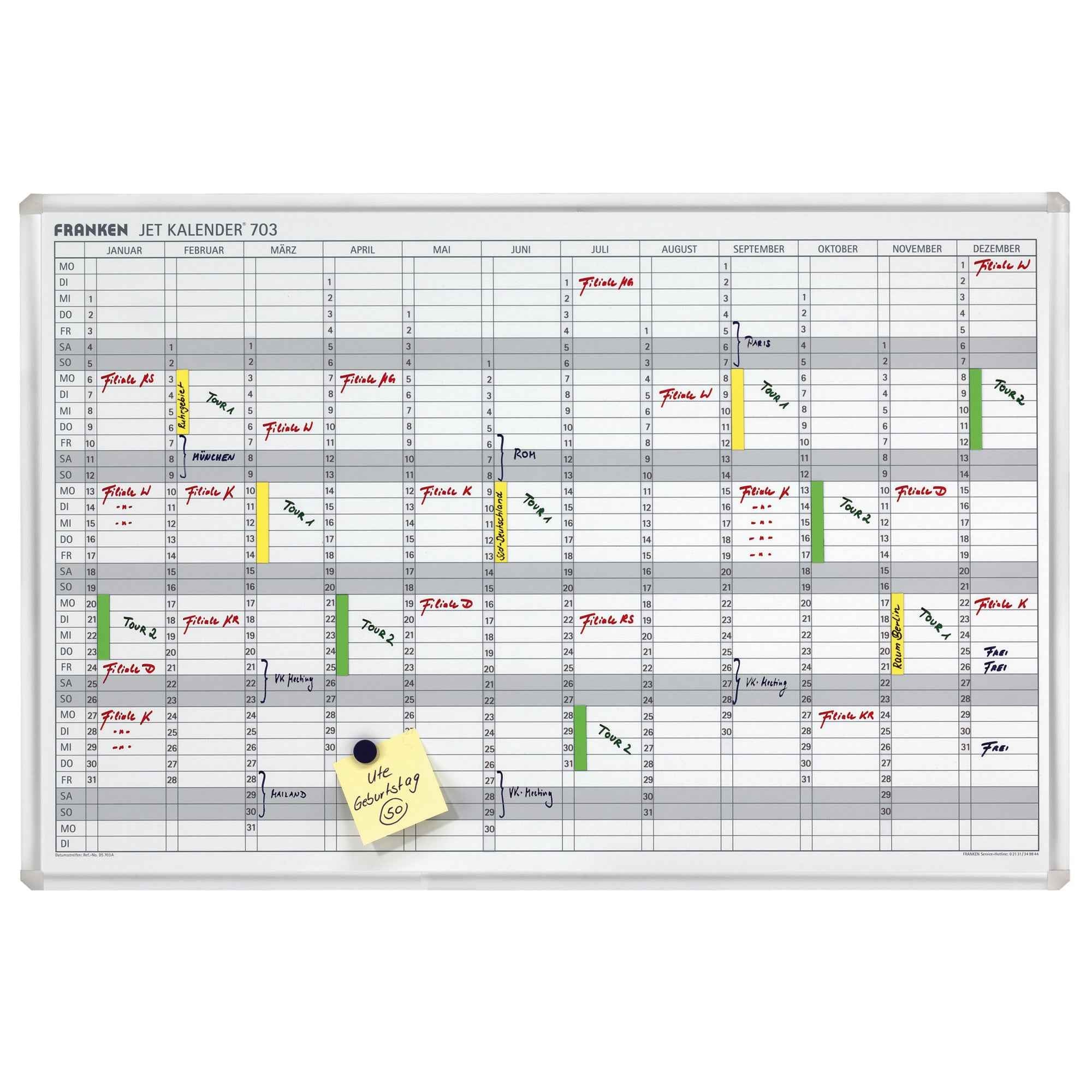 FRANKEN Jahresplaner JetKalender 703