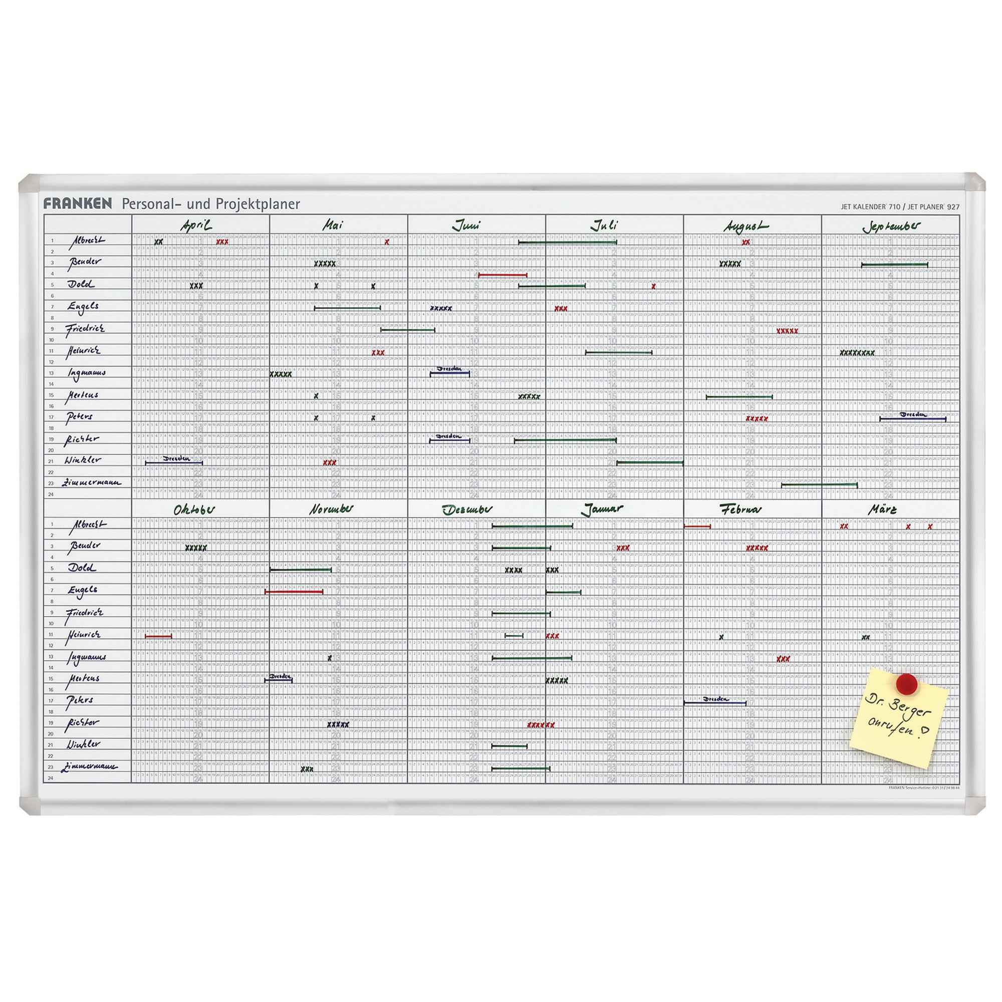 FRANKEN Jahresplaner JetKalender 710