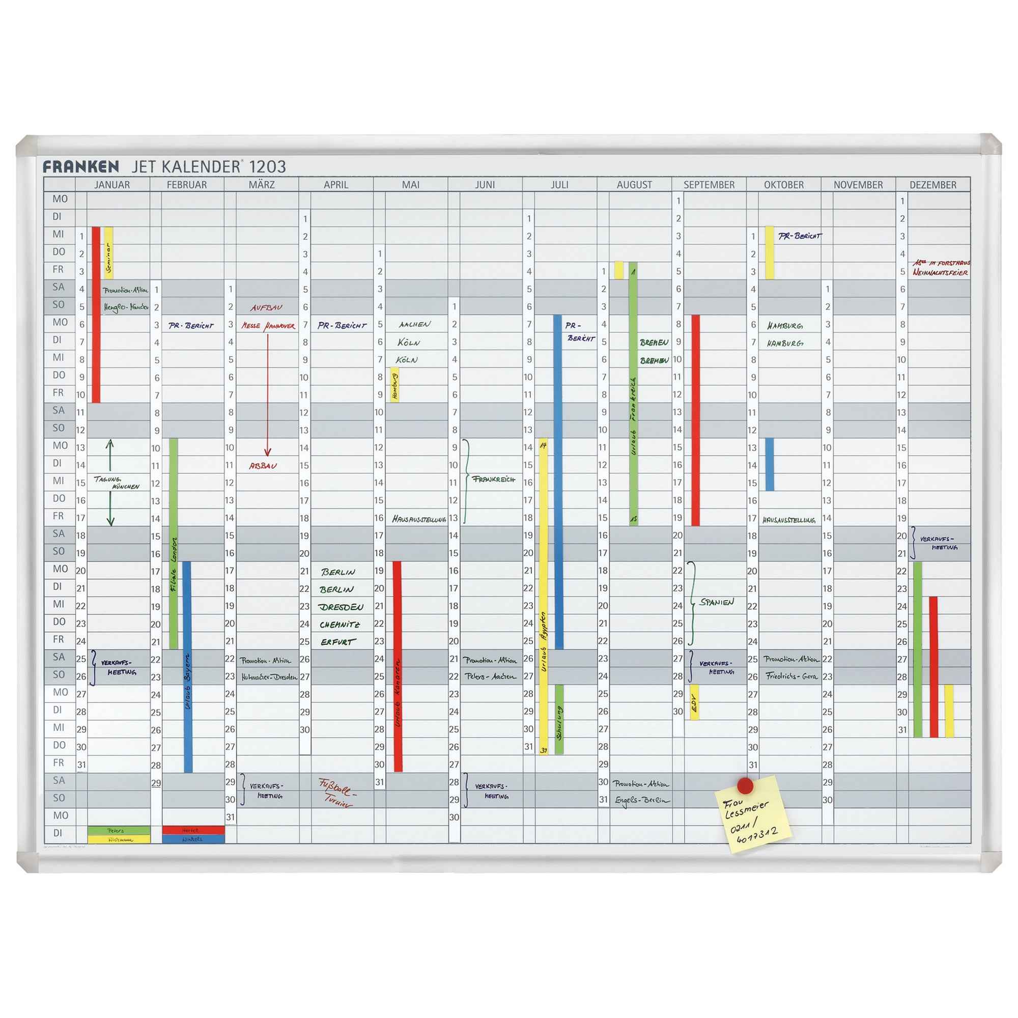 FRANKEN Jahresplaner JetKalender 1203
