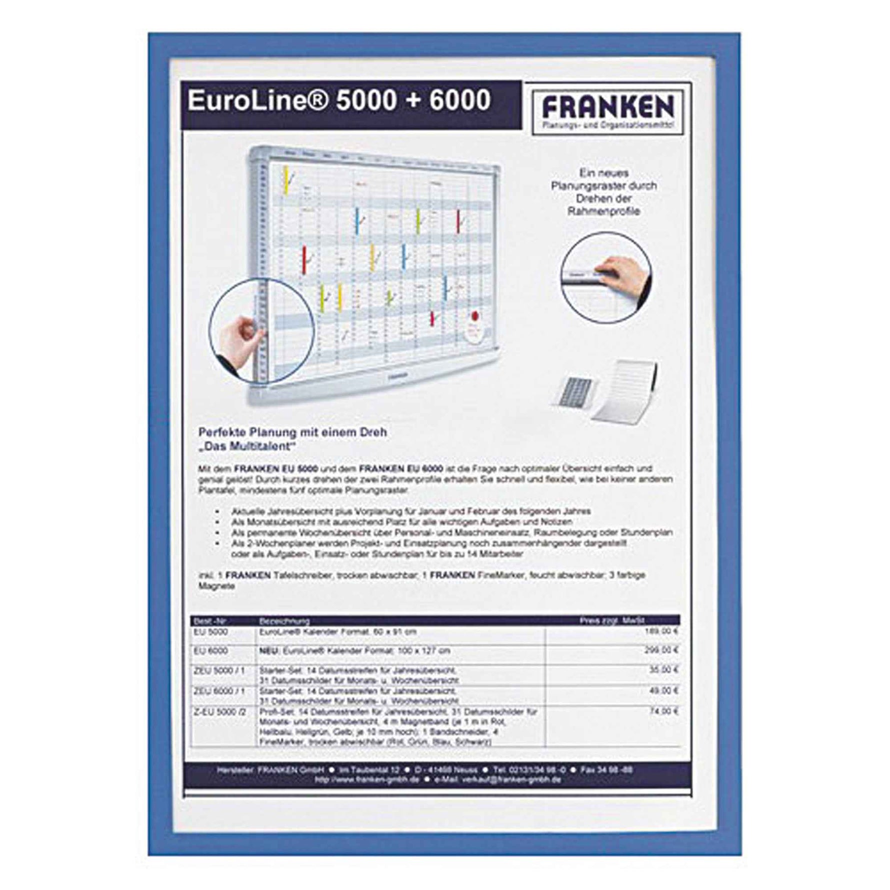 FRANKEN Dokumentenhalter Frame It X-tra!Line DIN A3