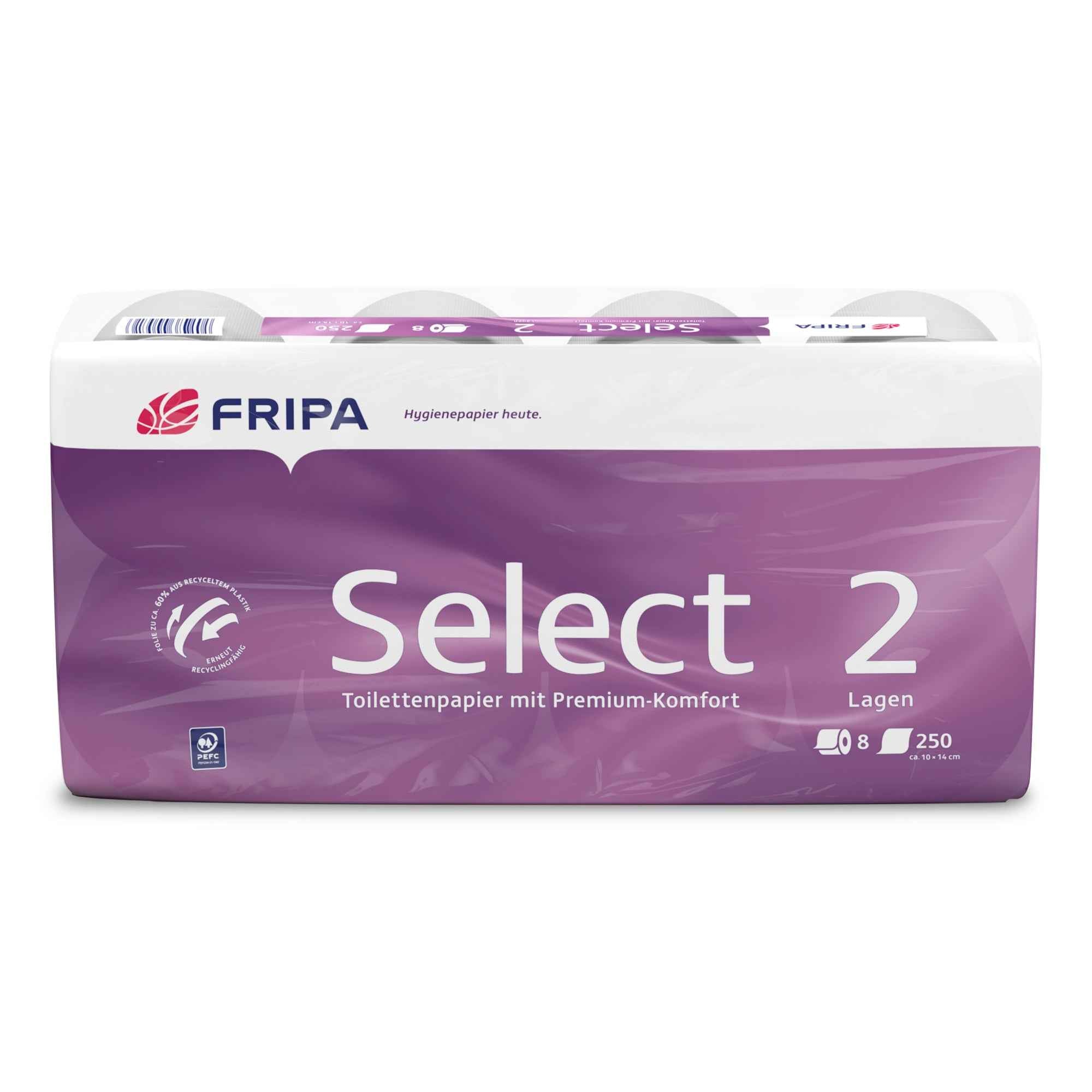 Fripa Toilettenpapier Select 2-lagig