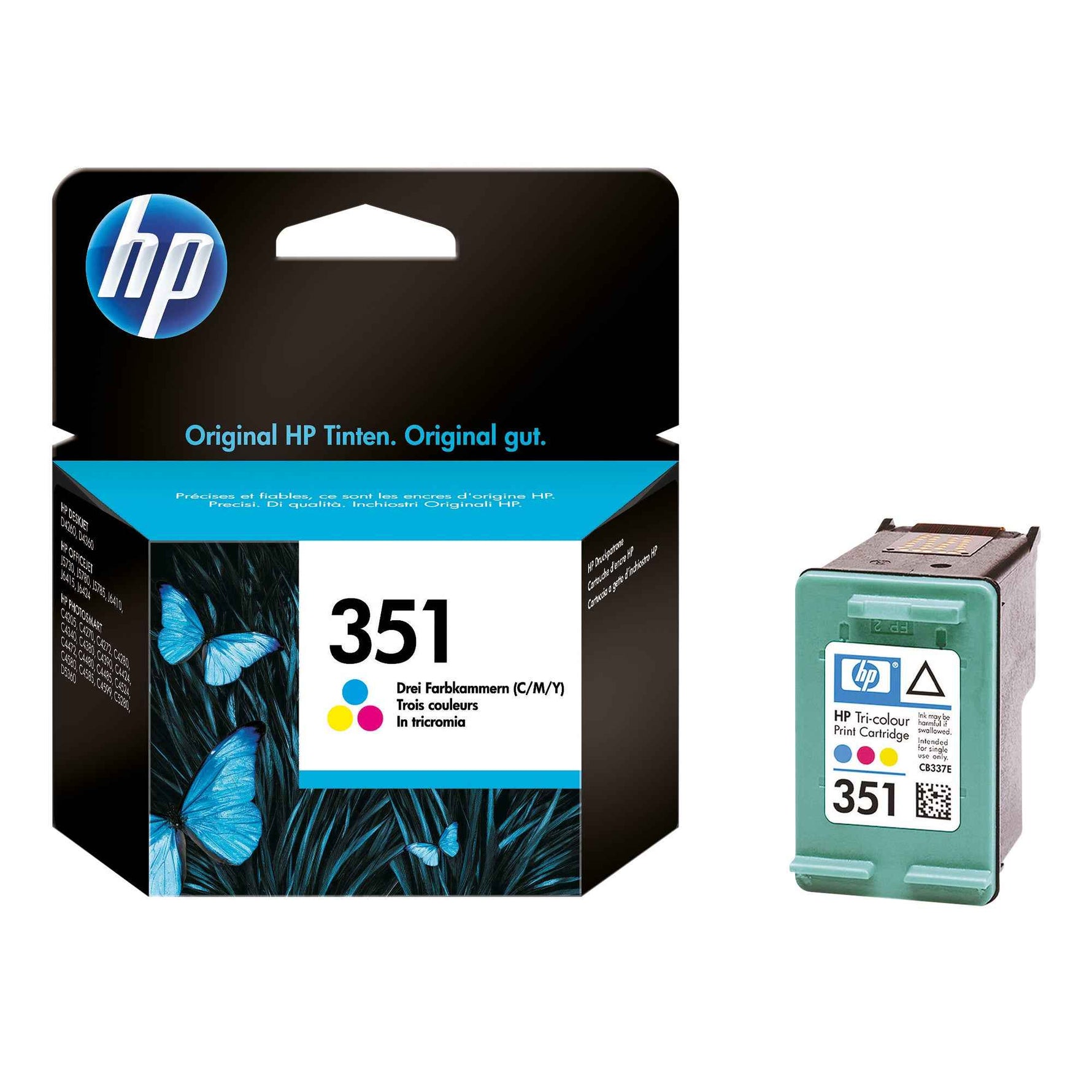 HP Tintenpatrone 351 cyan/magenta/gelb