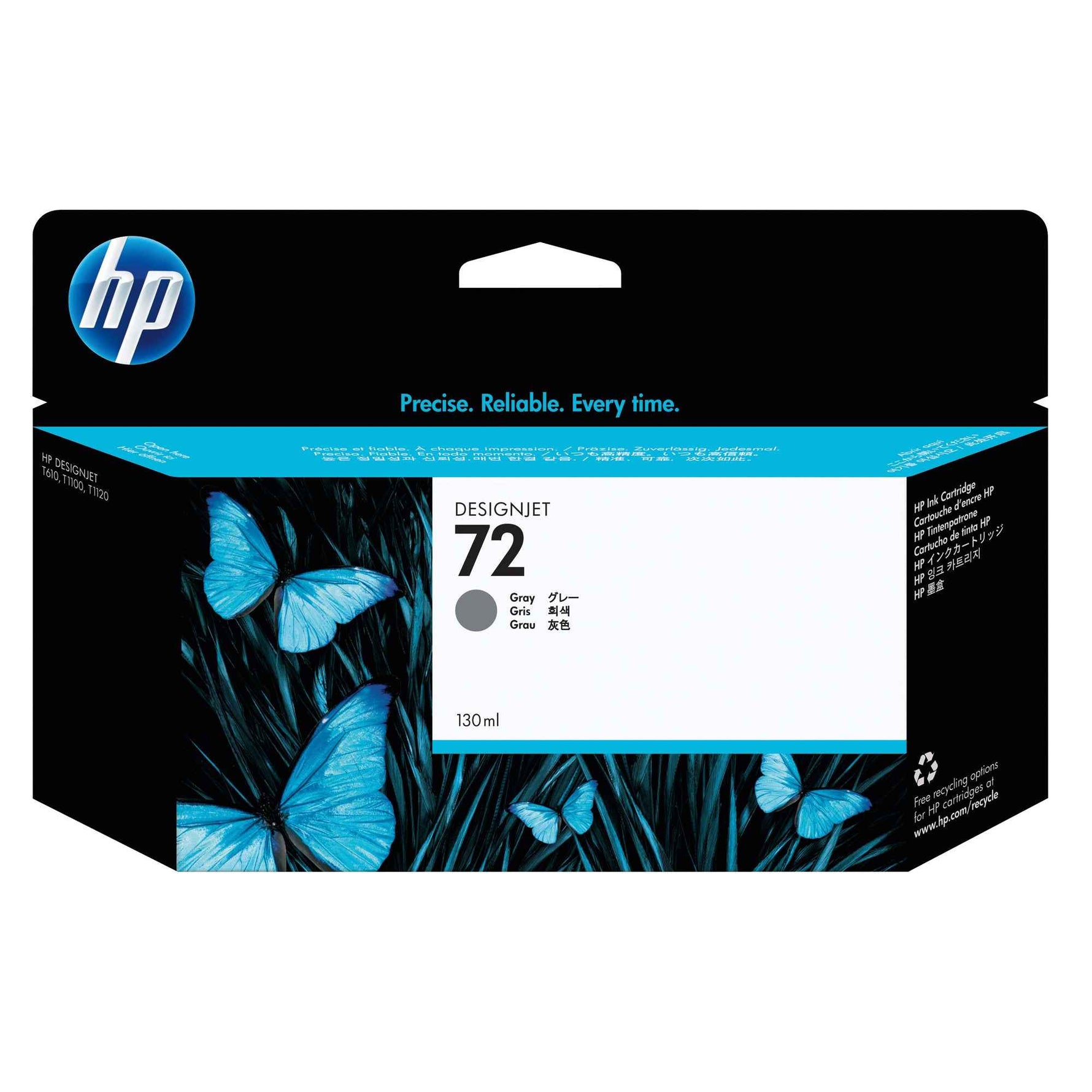 HP Tintenpatrone 72 grau
