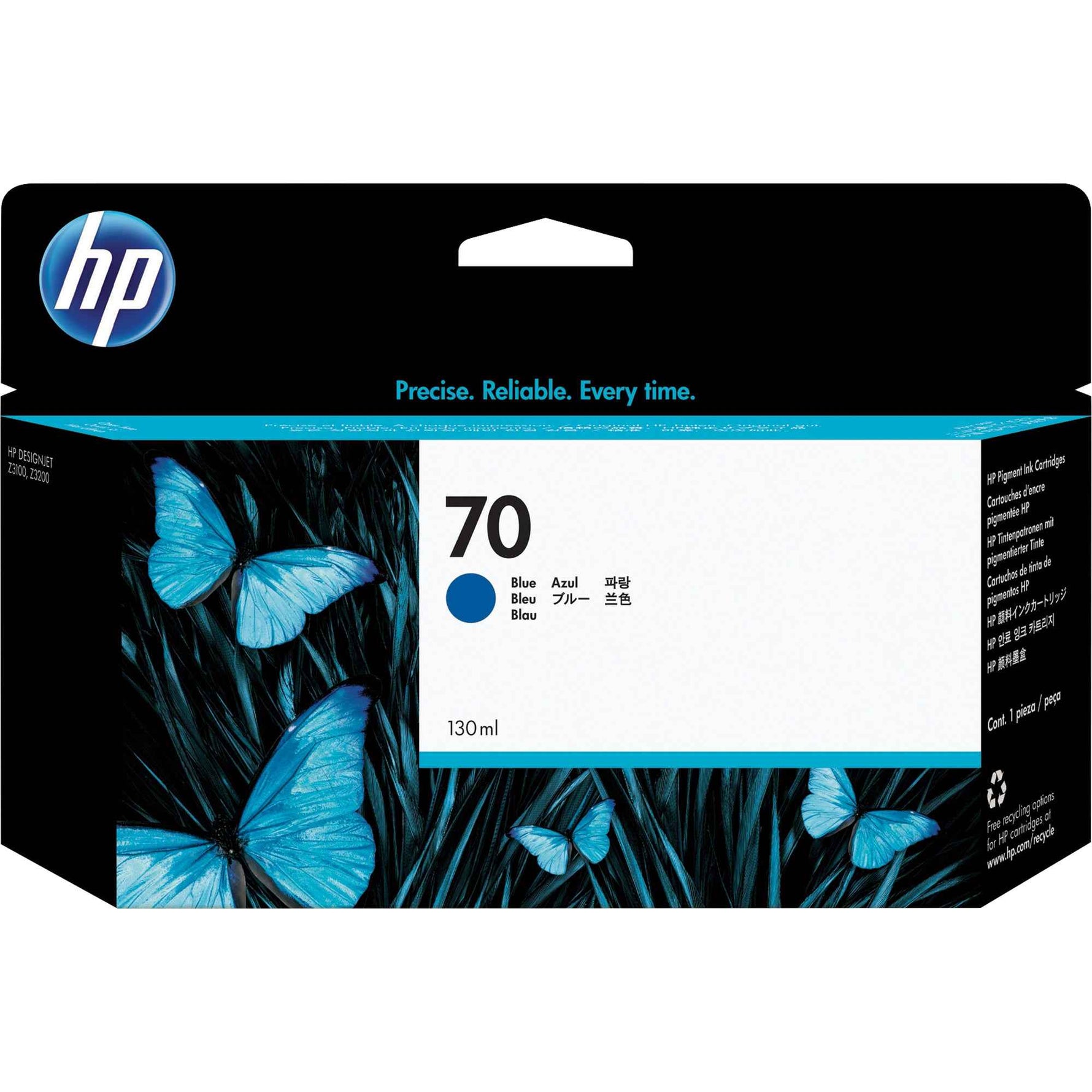 HP Tintenpatrone 70 blau