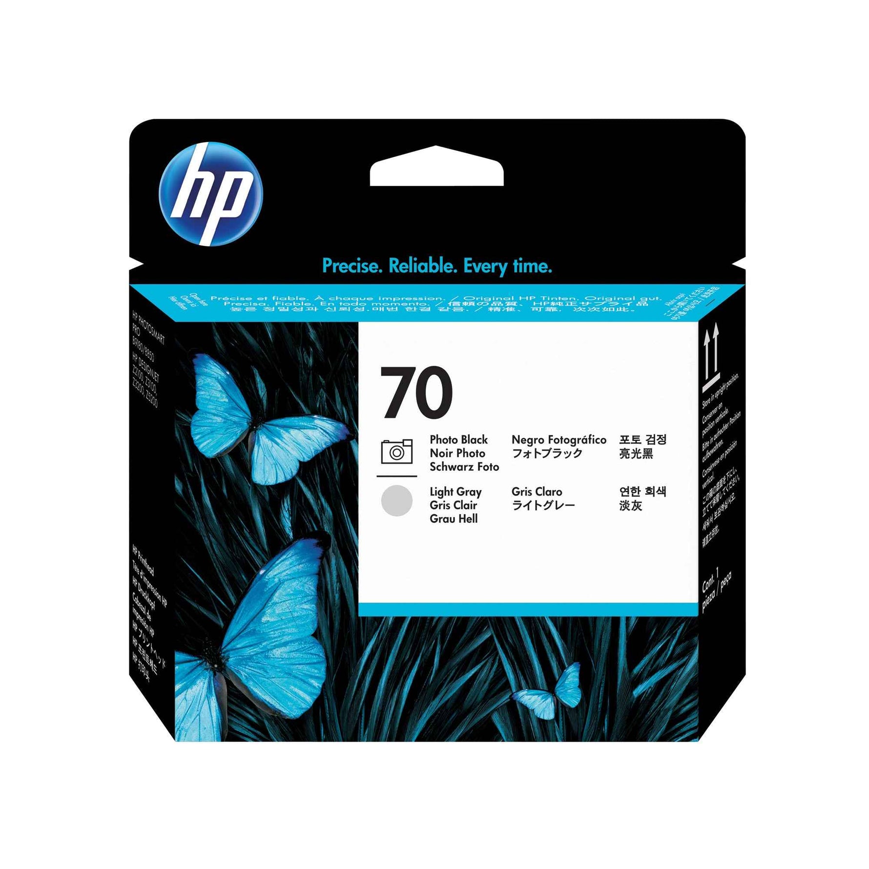 HP Druckkopf 70 fotoschwarz/hellgrau