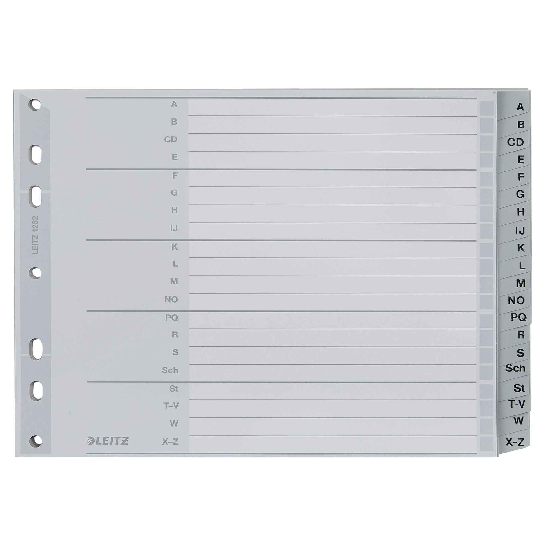 Leitz A-Z Register 23,8 x 18 cm (B x H)