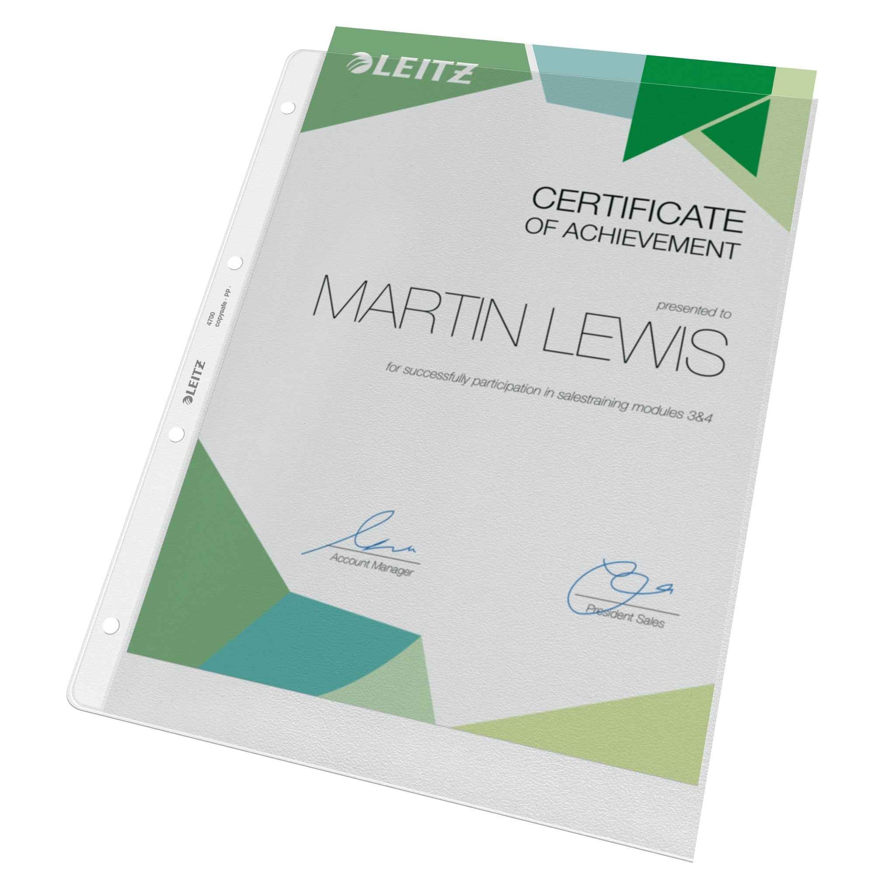 Leitz Prospekthülle Premium DIN A4