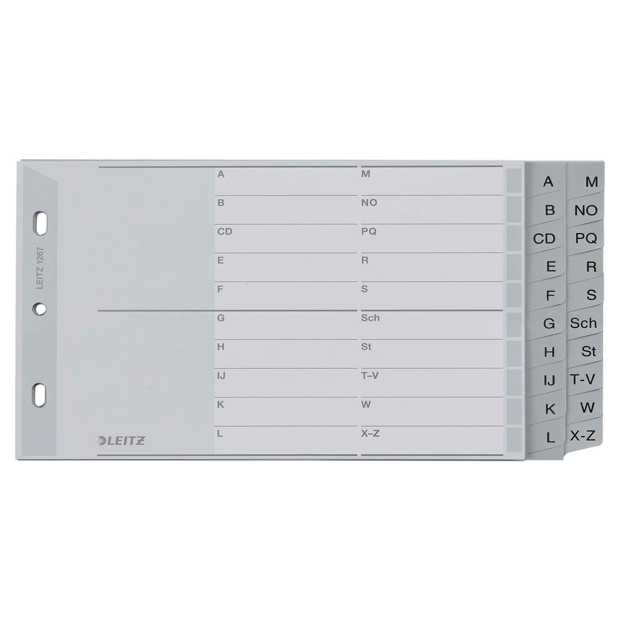 Leitz A-Z Register 23,8 x 13 cm (B x H)