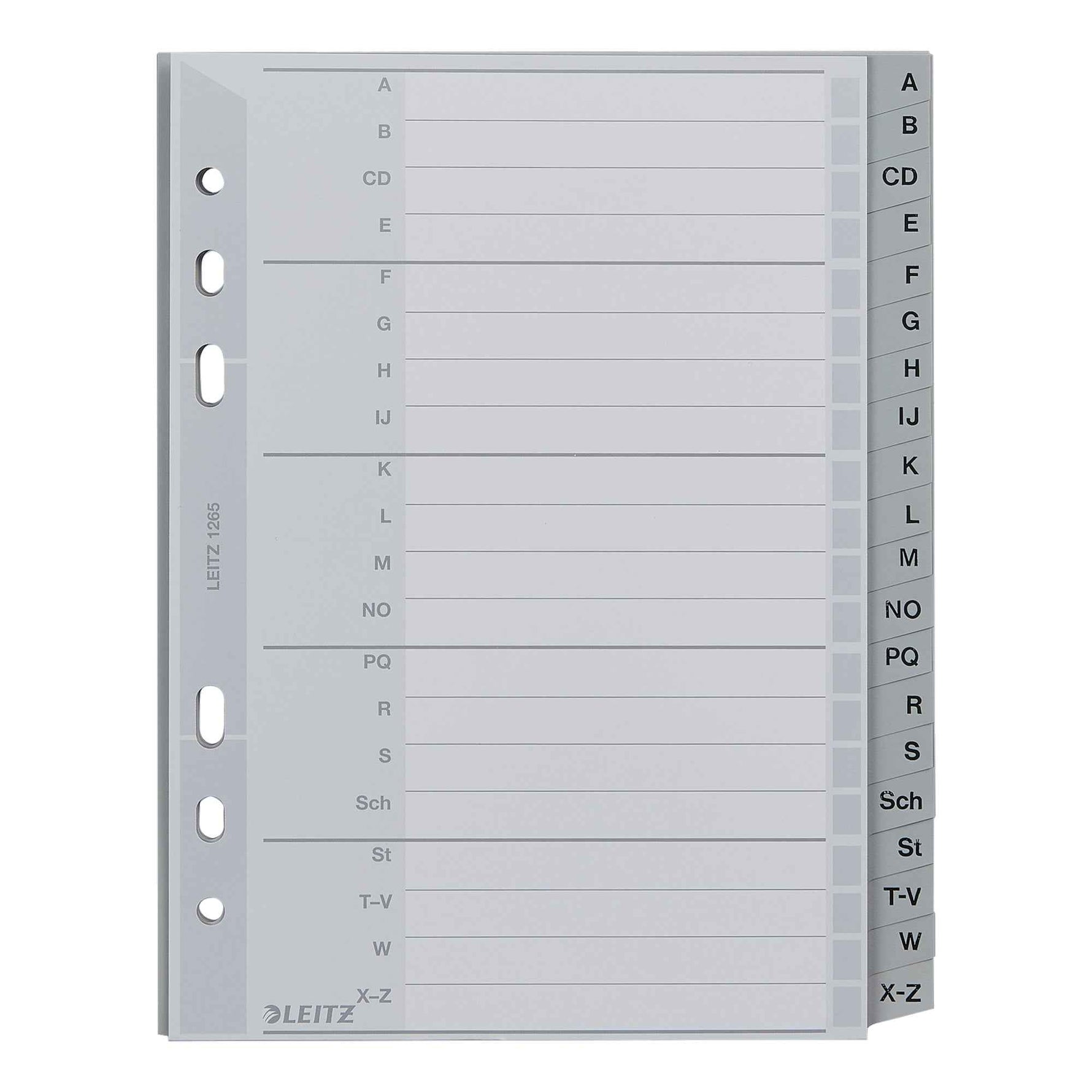 Leitz A-Z Register 16,5 x 21 cm (B x H)