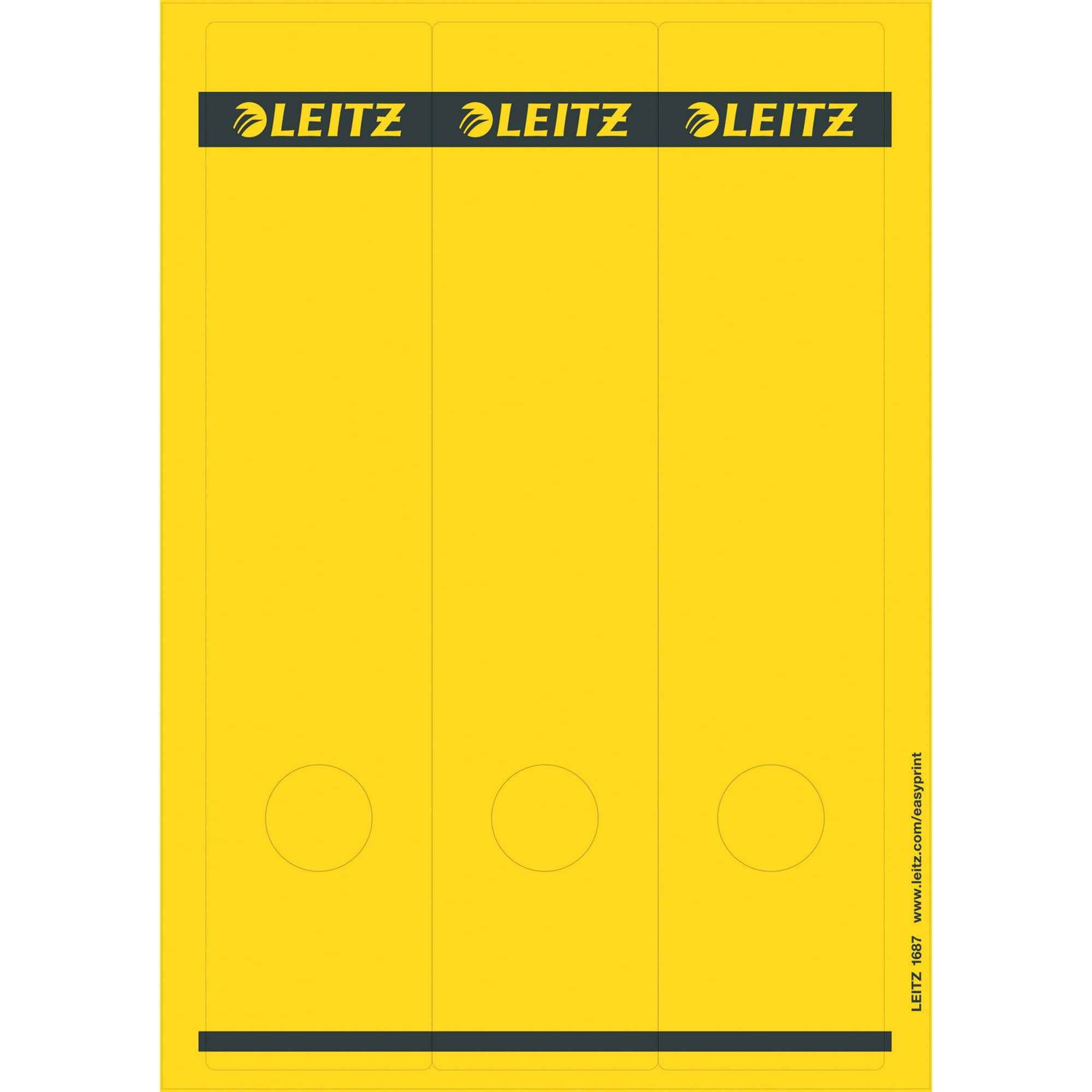 Leitz Ordnerrückenetikett breit/lang 75 Etik./Pack.