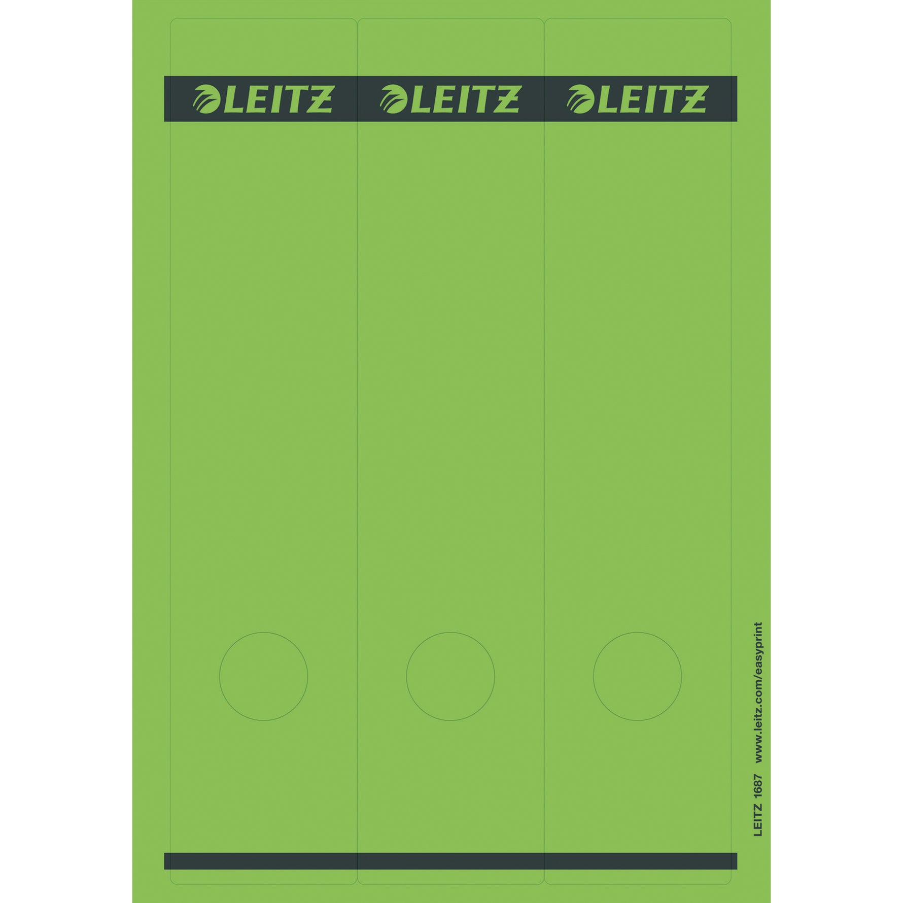Leitz Ordnerrückenetikett breit/lang 75 Etik./Pack. - Wiepa Bürofachpartner