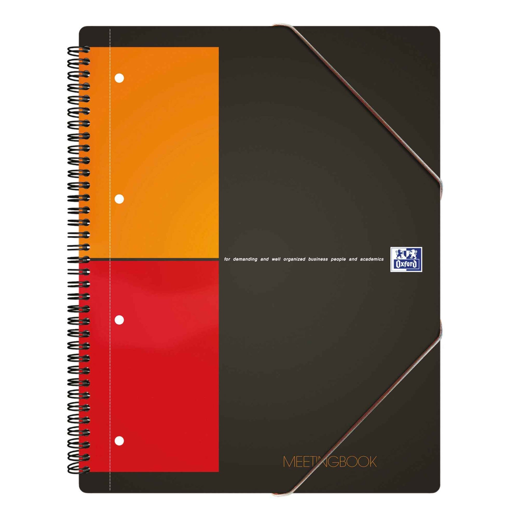 Oxford Collegeblock International Meetingbook DIN A4+ kariert mit Rand innen/außen
