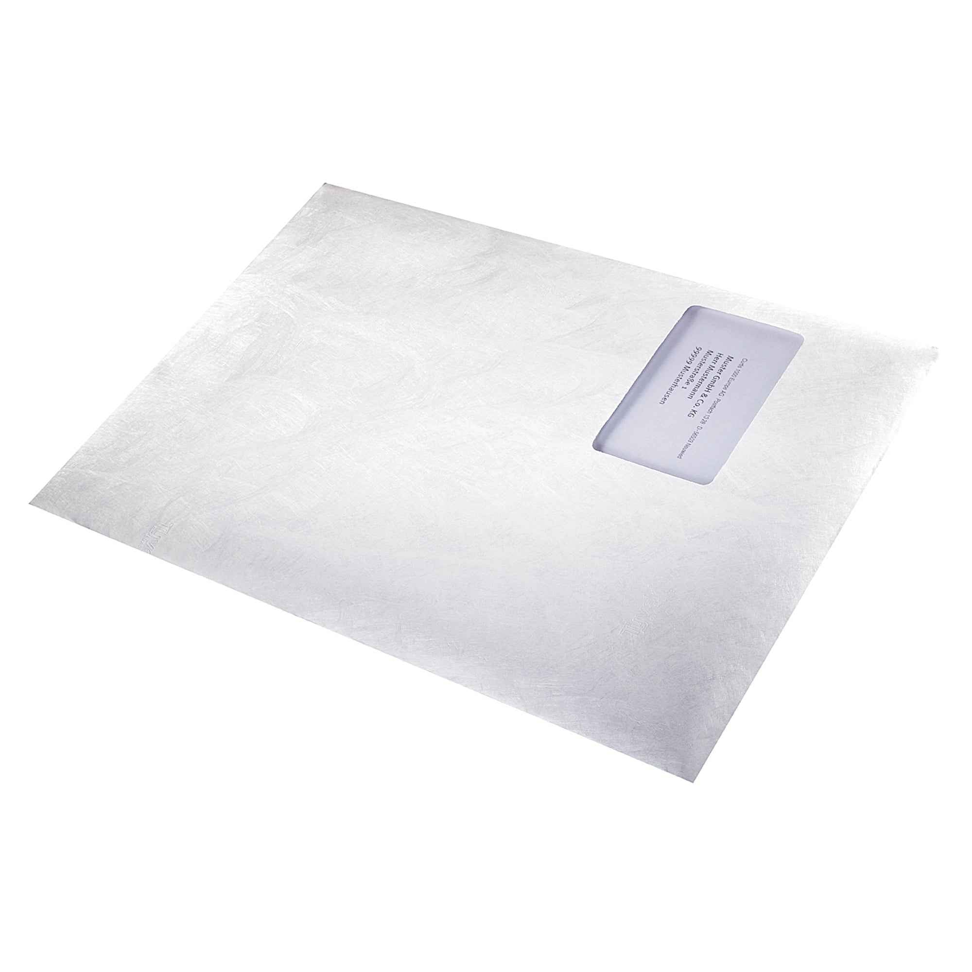 Tyvek® Versandtasche DIN C4 mit Fenster 20 St./Pack.