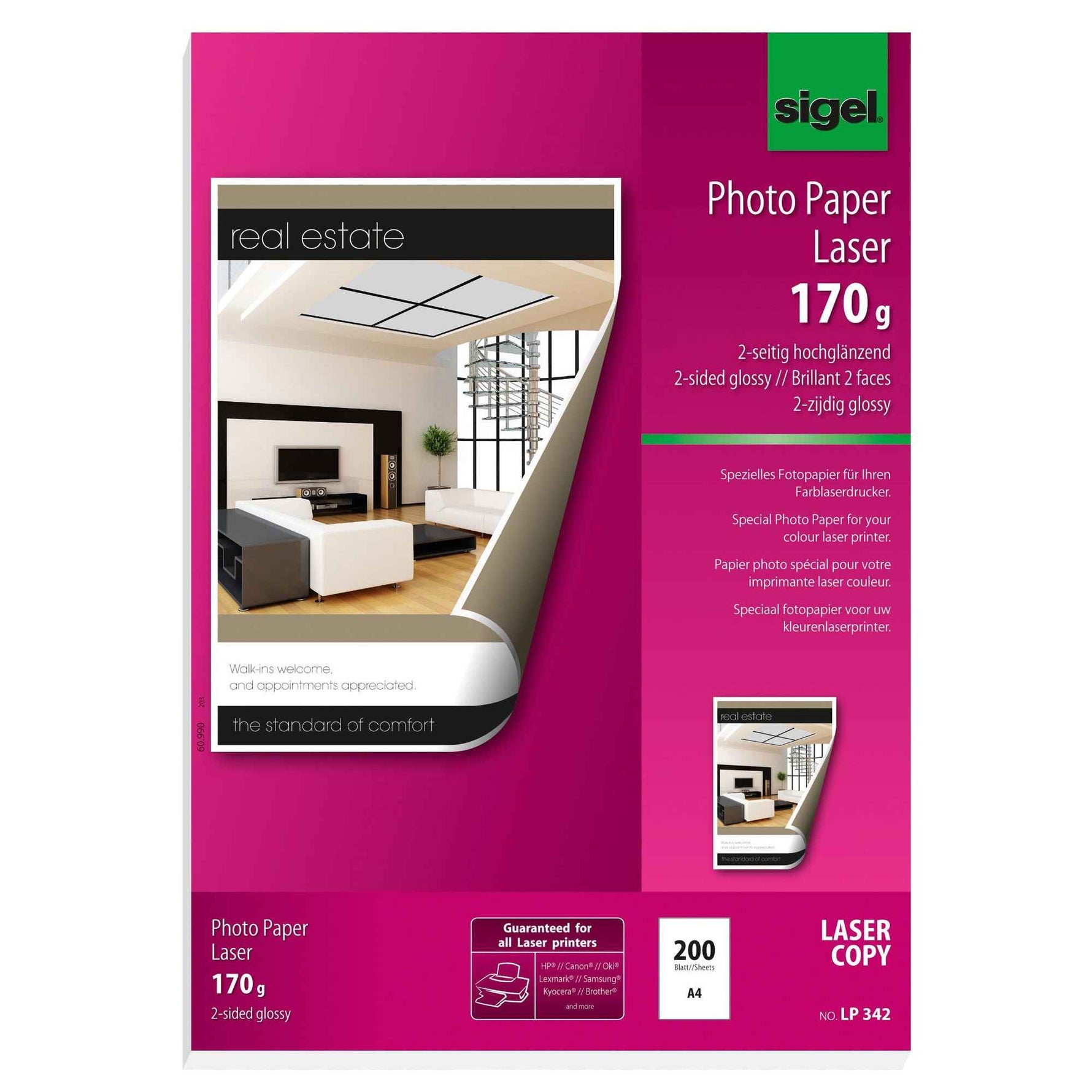 SIGEL Fotopapier 200 Bl./Pack.