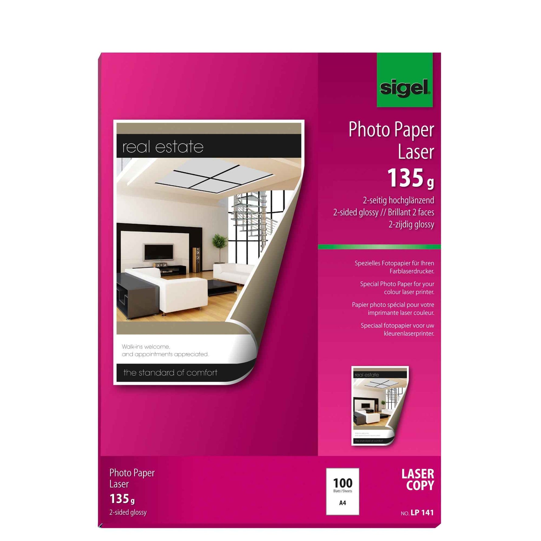 SIGEL Fotopapier 100 Bl./Pack.