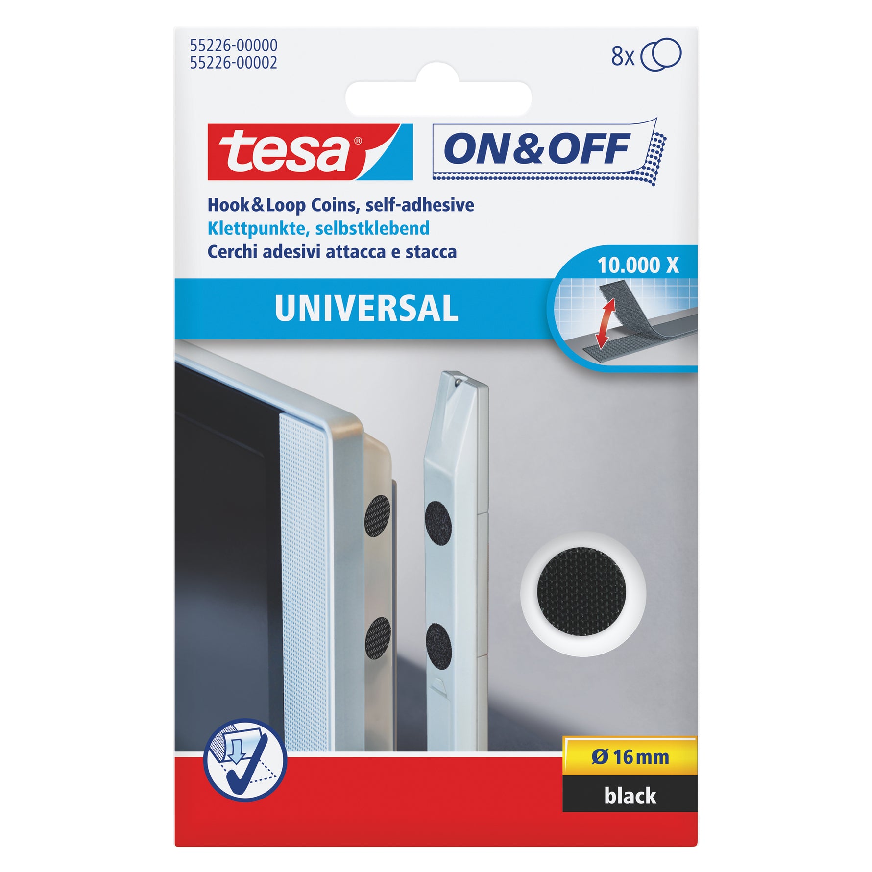 tesa® Klettpunkt On & Off - Wiepa Bürofachpartner