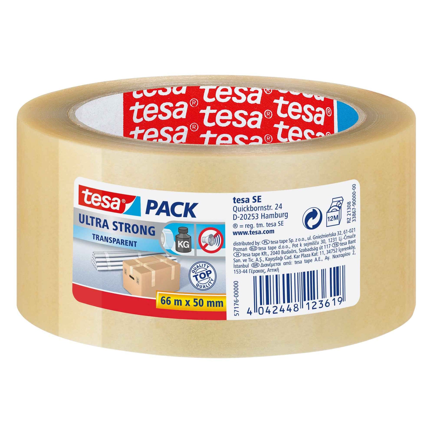 tesa® Packband tesapack® Ultra Strong 50 mm x 66 m (B x L)