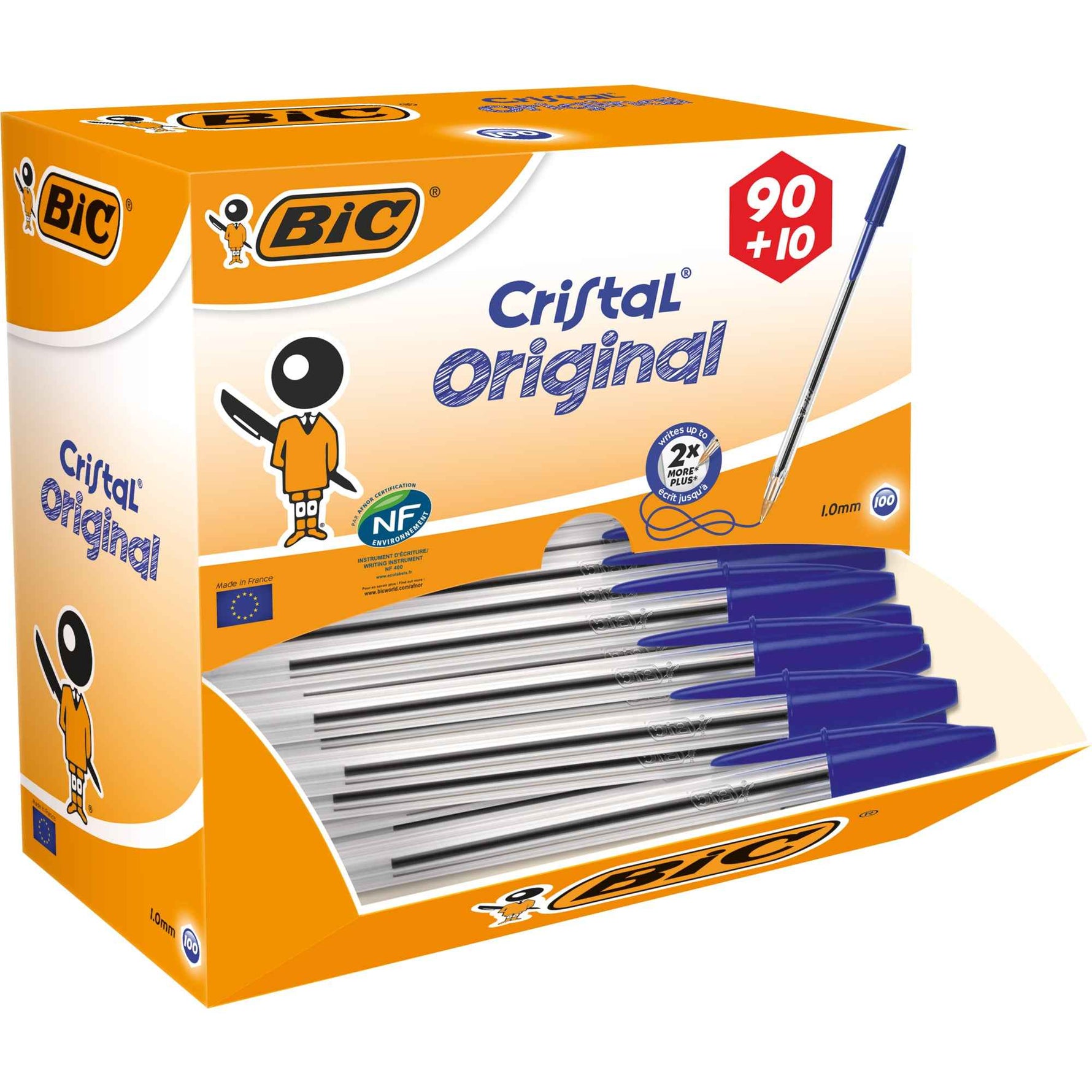 BIC® Kugelschreiber Cristal® Original ISO 12757-2 100 St./Pack.