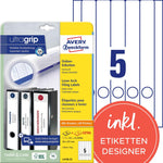 Avery Zweckform Ordnerrückenetikett ultragrip schmal/lang