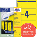 Avery Zweckform Ordnerrückenetikett ultragrip breit/kurz