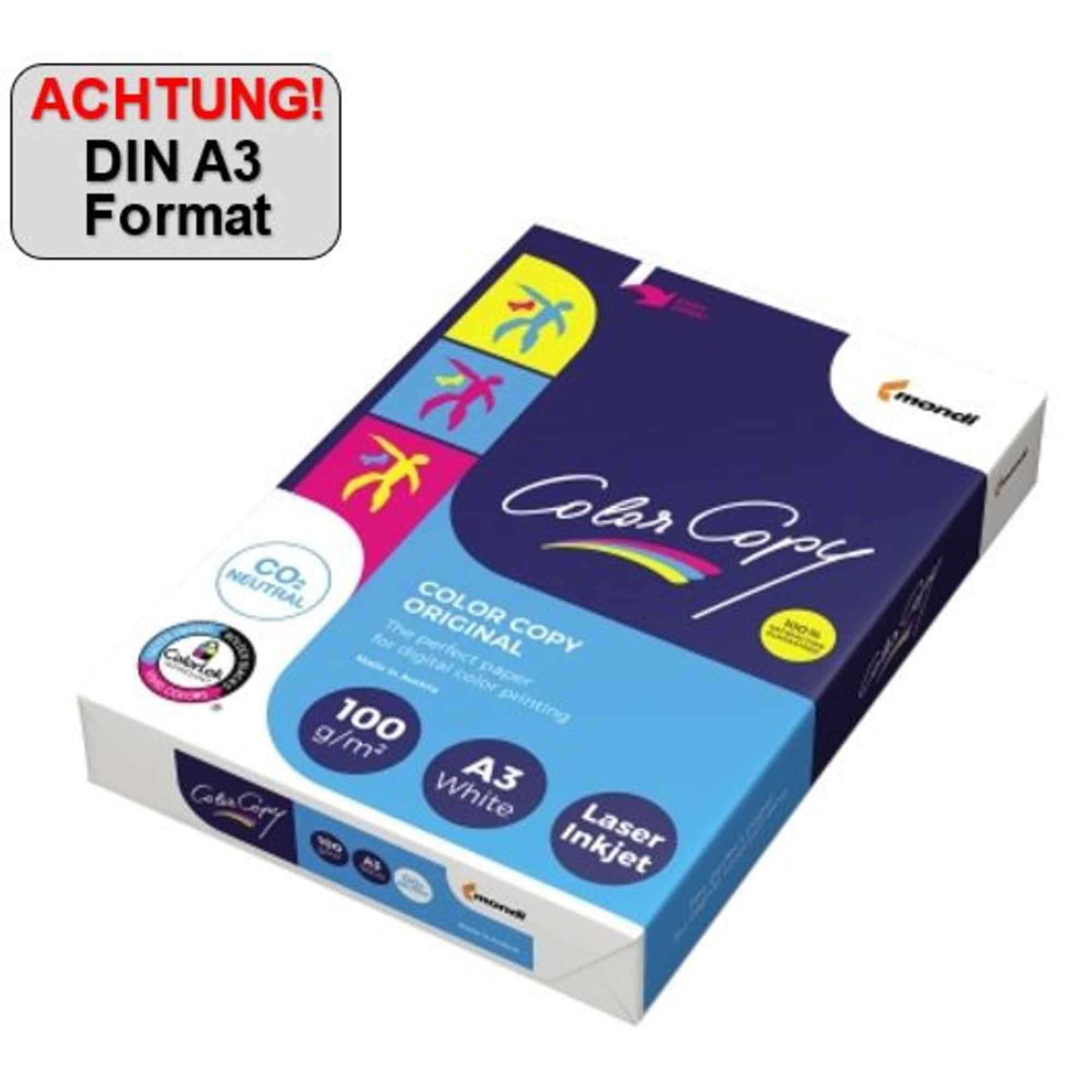 Color Copy Kopierpapier DIN A3 100 g/m² 500 Bl./Pack.