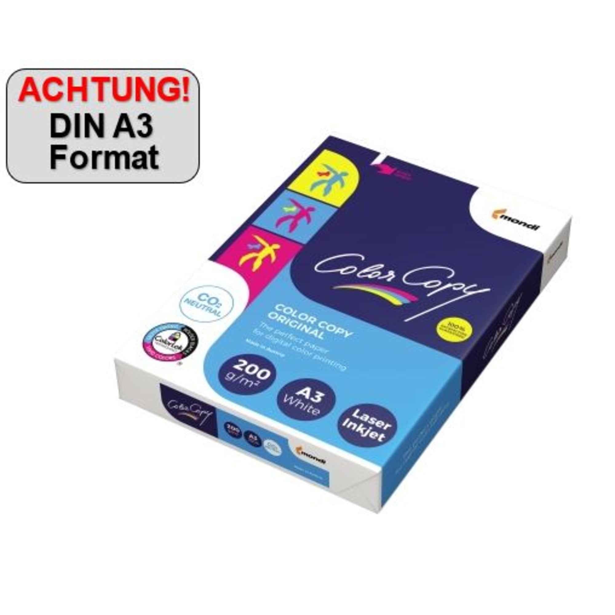 Color Copy Kopierpapier DIN A3 200 g/m² 250 Bl./Pack.