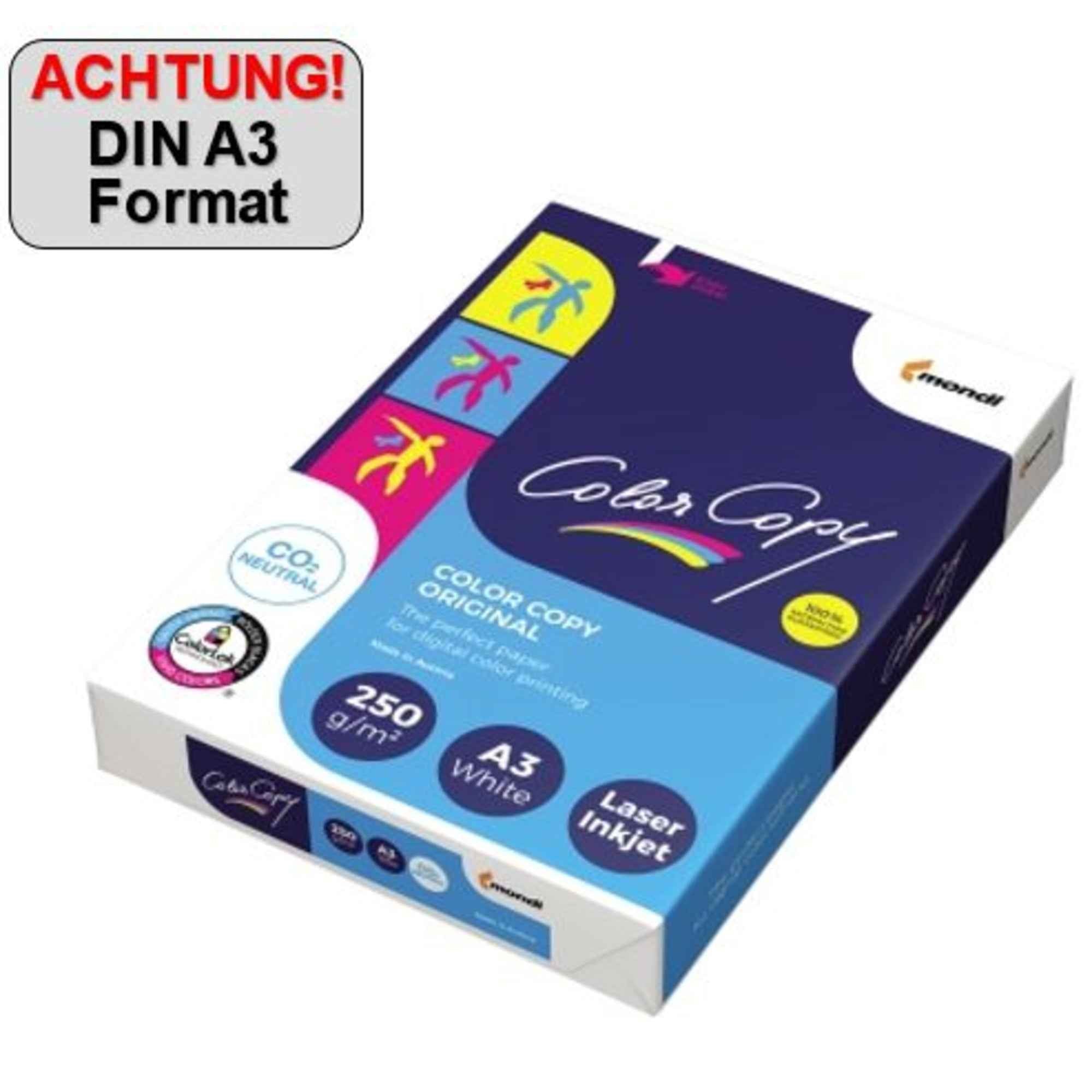 Color Copy Kopierpapier DIN A3 250 g/m² 125 Bl./Pack.