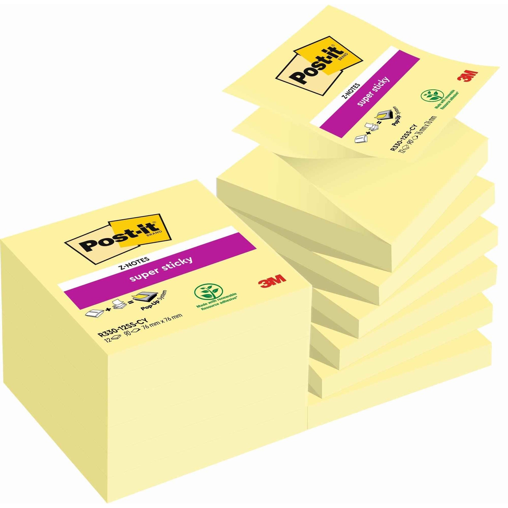 Post-it® Haftnotiz Super Sticky Z-Notes