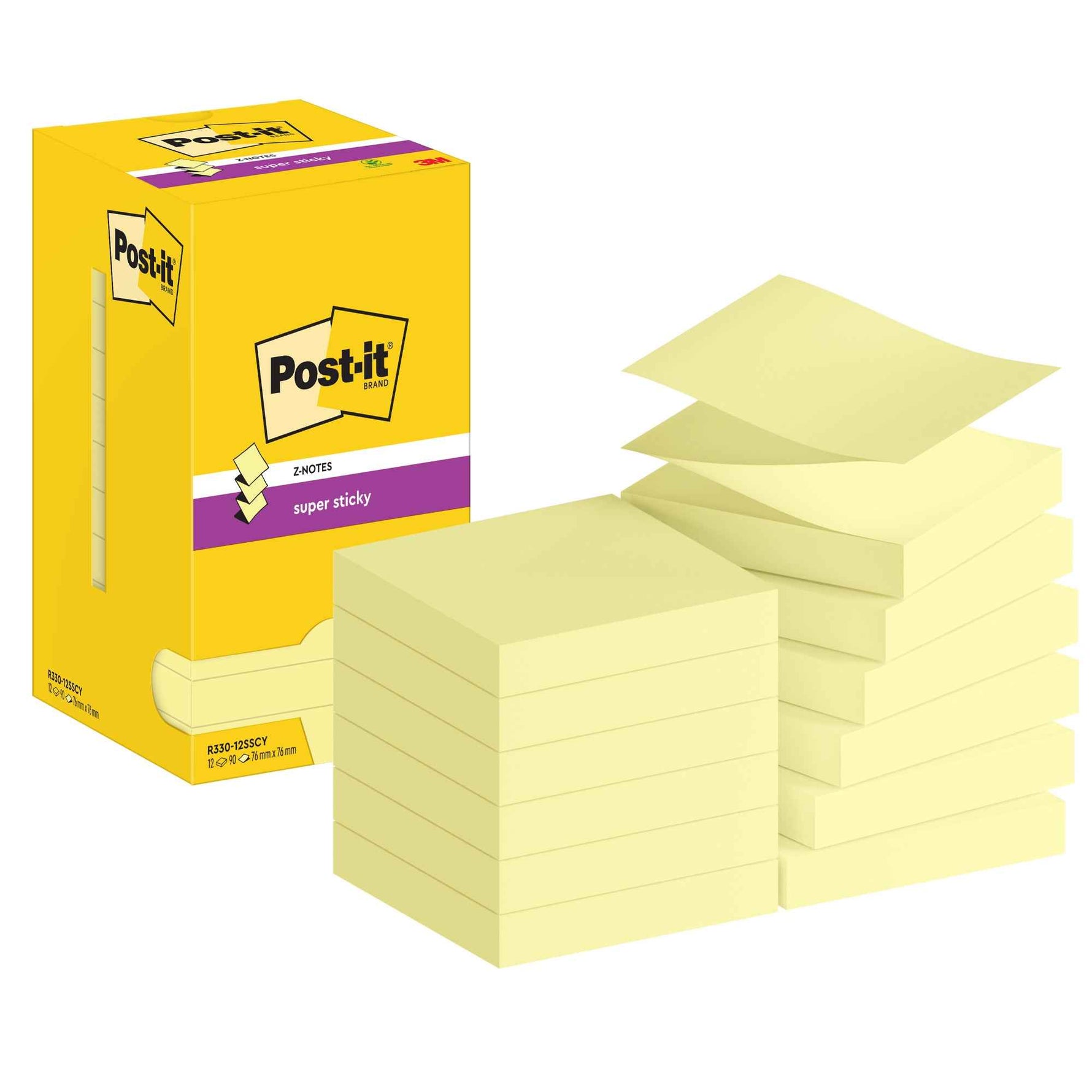 Post-it® Haftnotiz Super Sticky Z-Notes