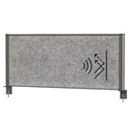 MAUL Tischtrennwand MAULconnecto 120 x 51,5 cm (B x H) anthrazit