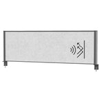 MAUL Tischtrennwand MAULconnecto 160 x 51,5 cm (B x H) anthrazit