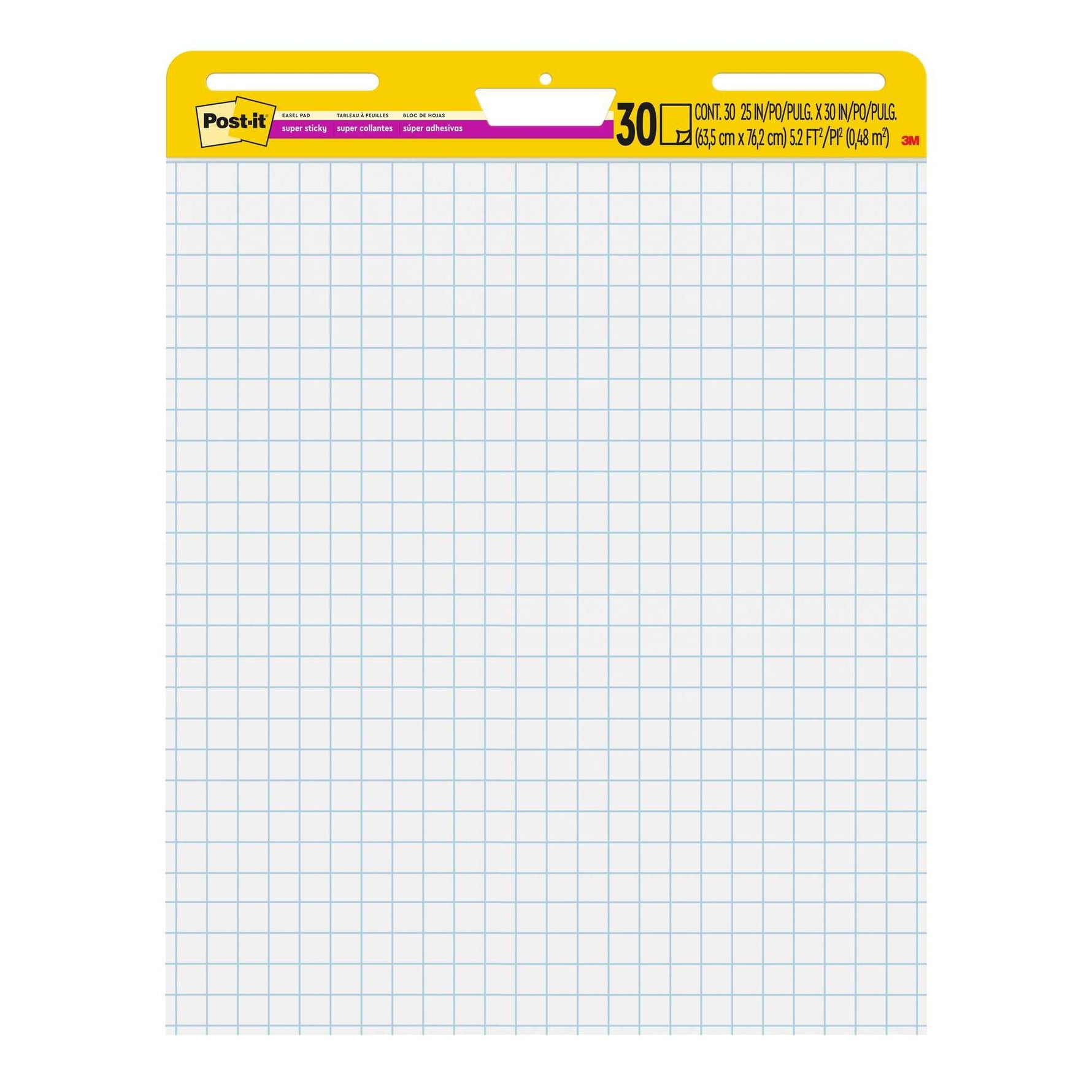 Post-it® Flipchartblock Meeting Chart kariert
