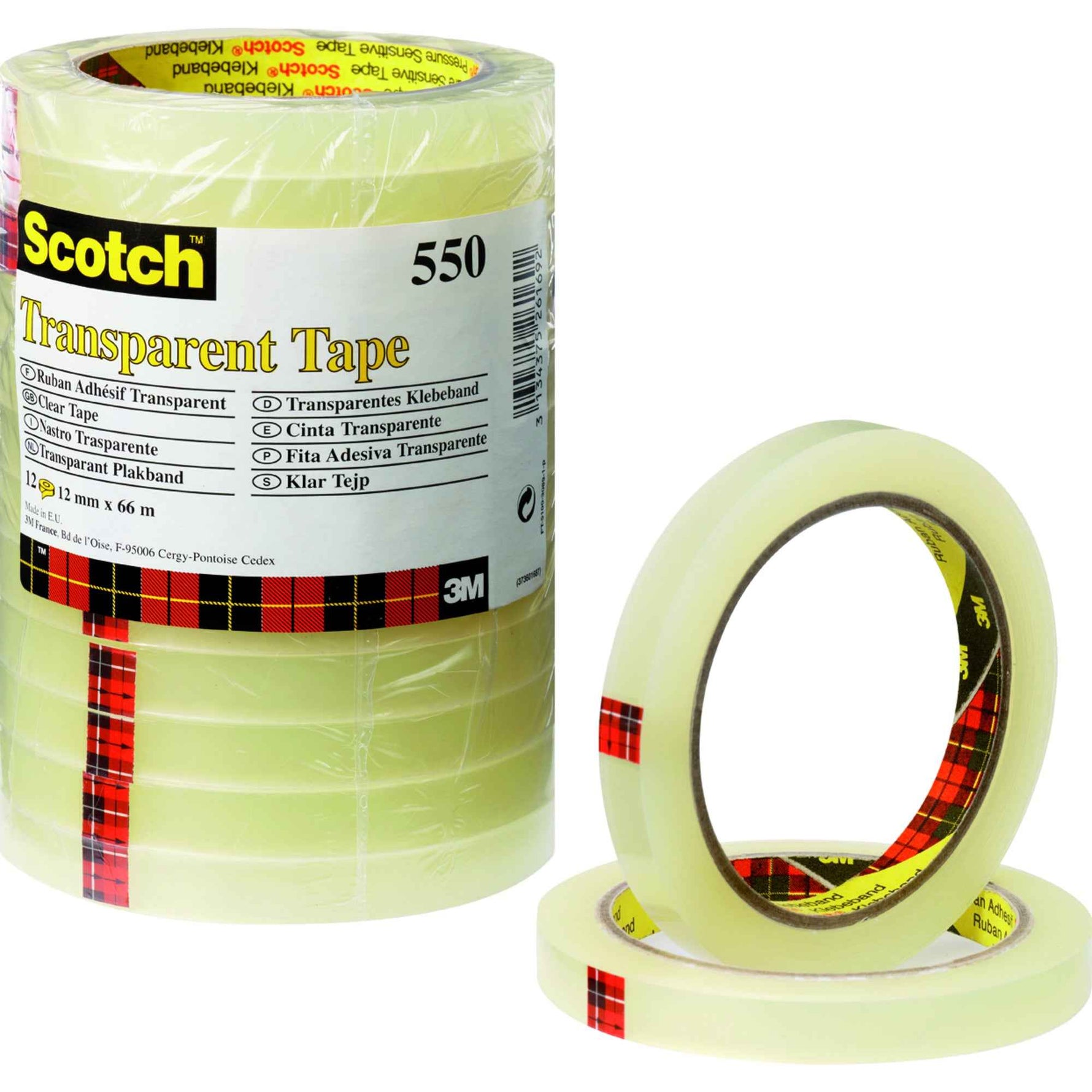 Scotch® Klebefilm 550 19 mm x 66 m (B x L) 8 St./Pack.